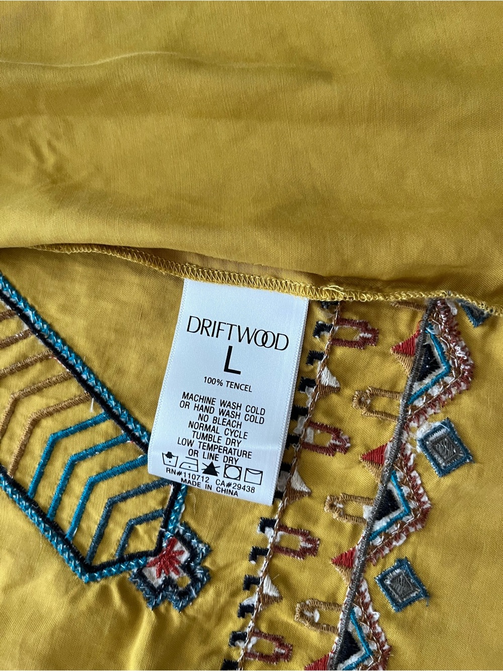 DRIFTWOOD Embroidered Tie-Waist Kimono Cardigan - Picture 12 of 13